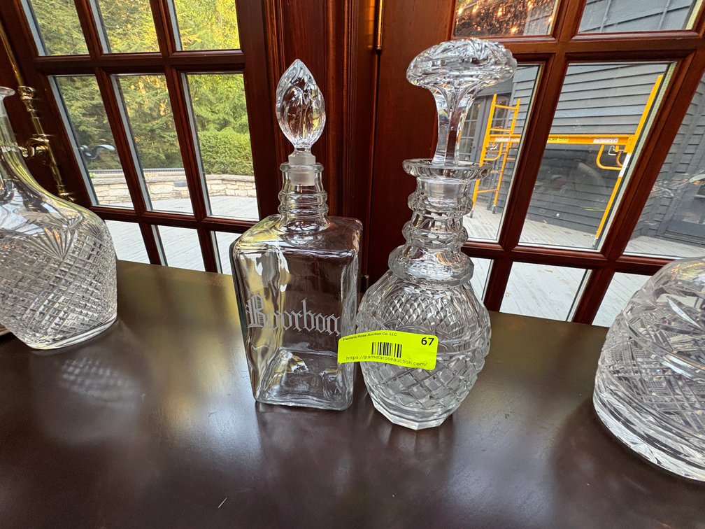 Zone 1-A- Glass and Crystal Decanters