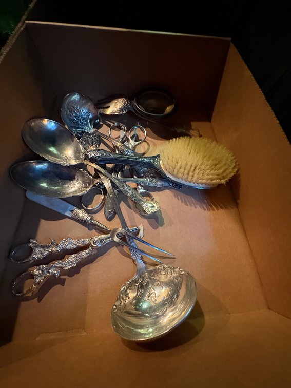 Zone 1-BK- Sliverplated Kitchen Utensils