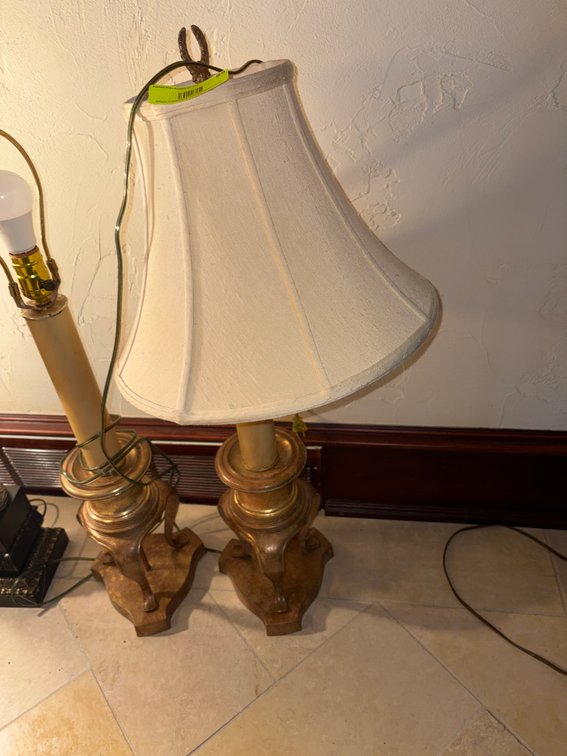 Zone 1-LR- Pair of Candlestick Table Lamps