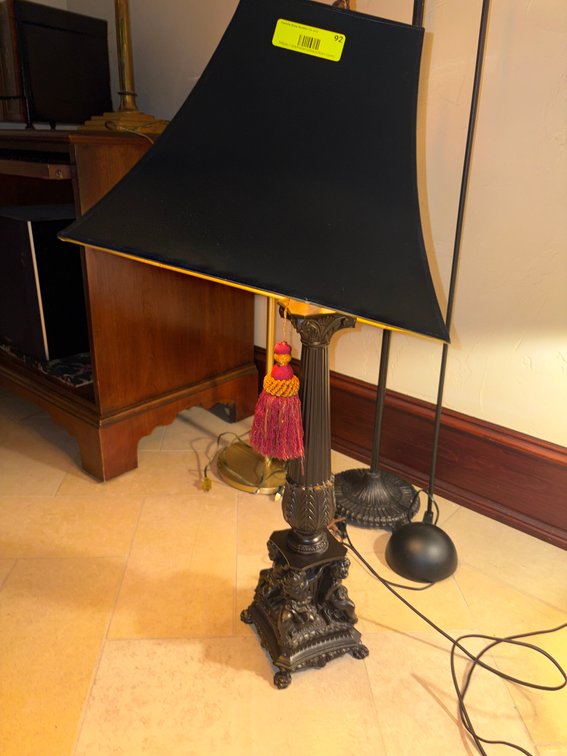 Zone 1-LR- Cast Iron Table Lamp