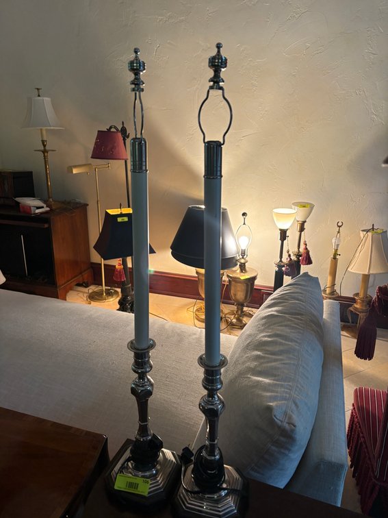 Zone 1-LR- Candlestick Buffet Lamps