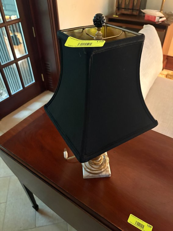 Zone 1-LR- Table Lamp with Marble Base