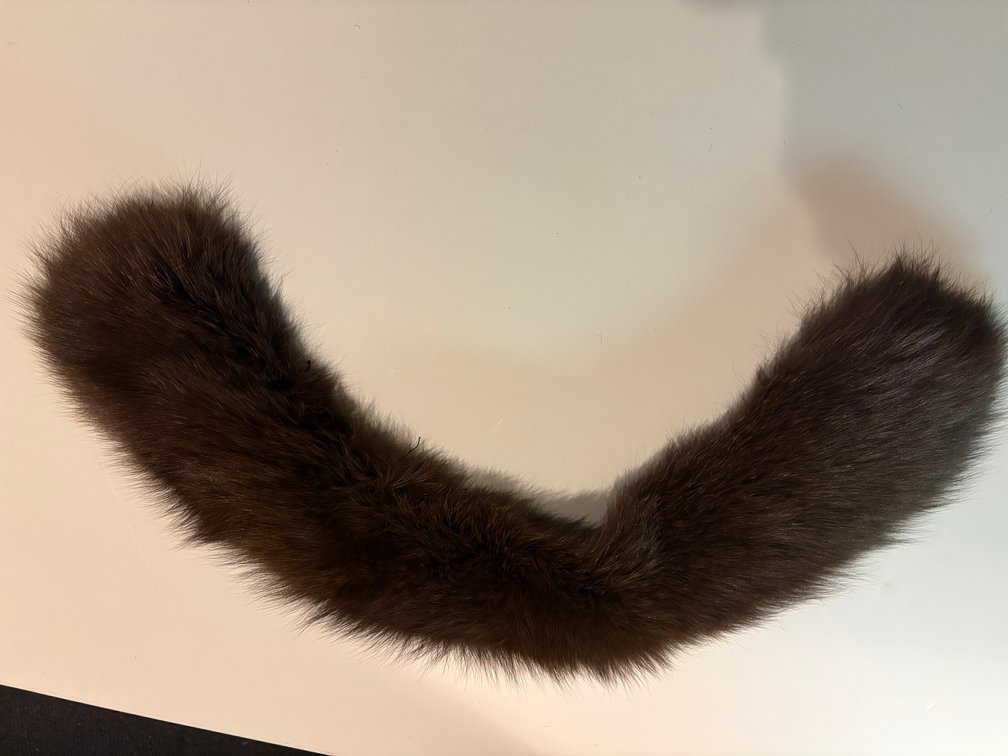 Zone 1-F- Dark Brown Fur Collar