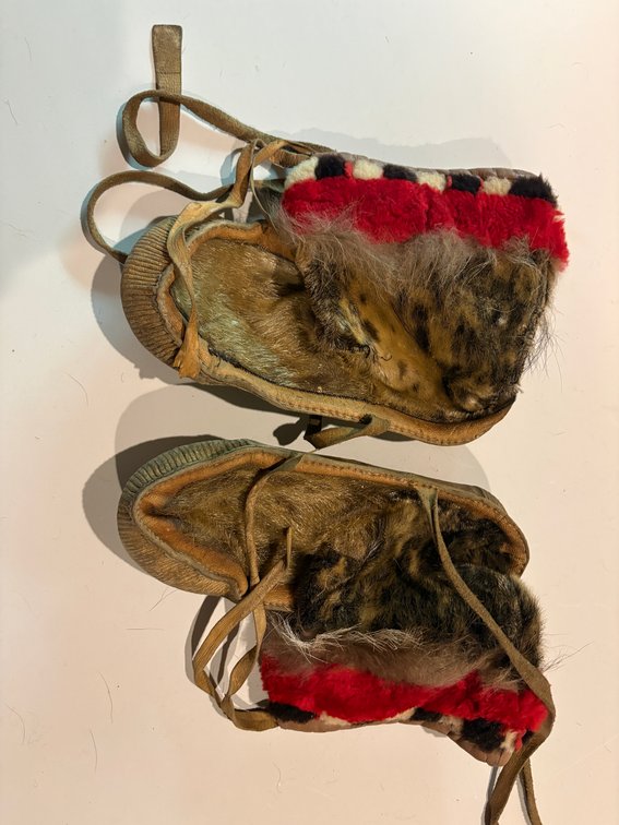 Zone 1-F- Handcrafted Fur Moccasins