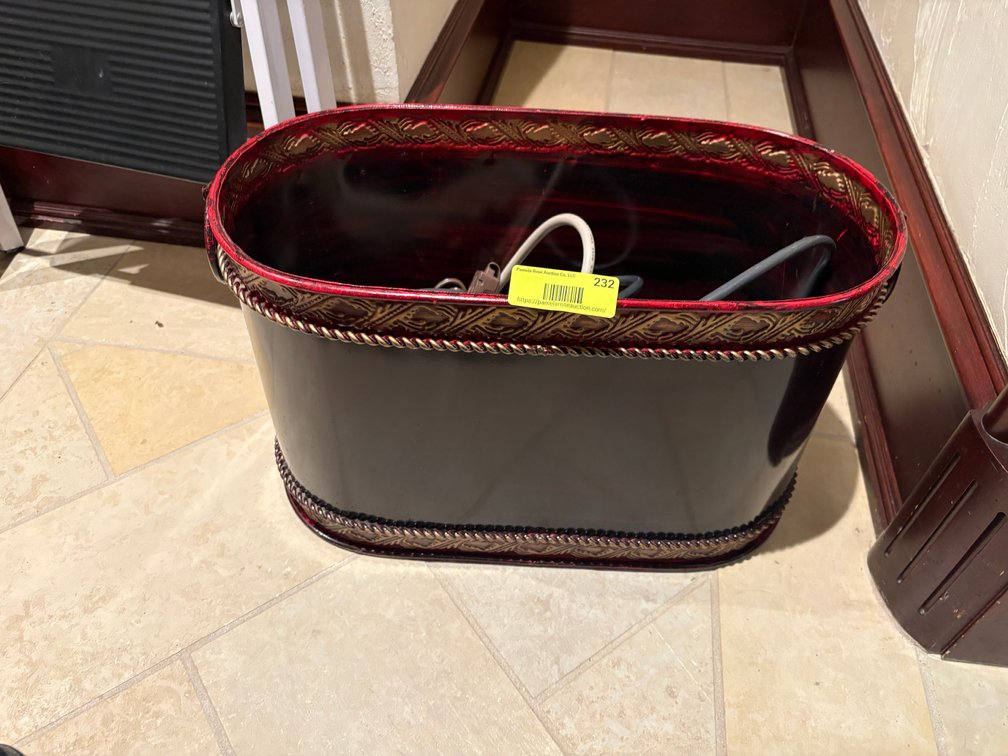 Zone 1-F- Metal Bin with Power Strips and Cords