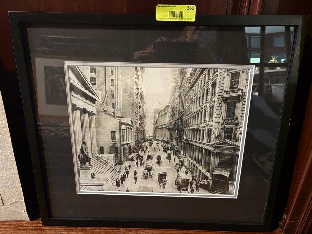 Zone 1-E- Framed Wall Street Print