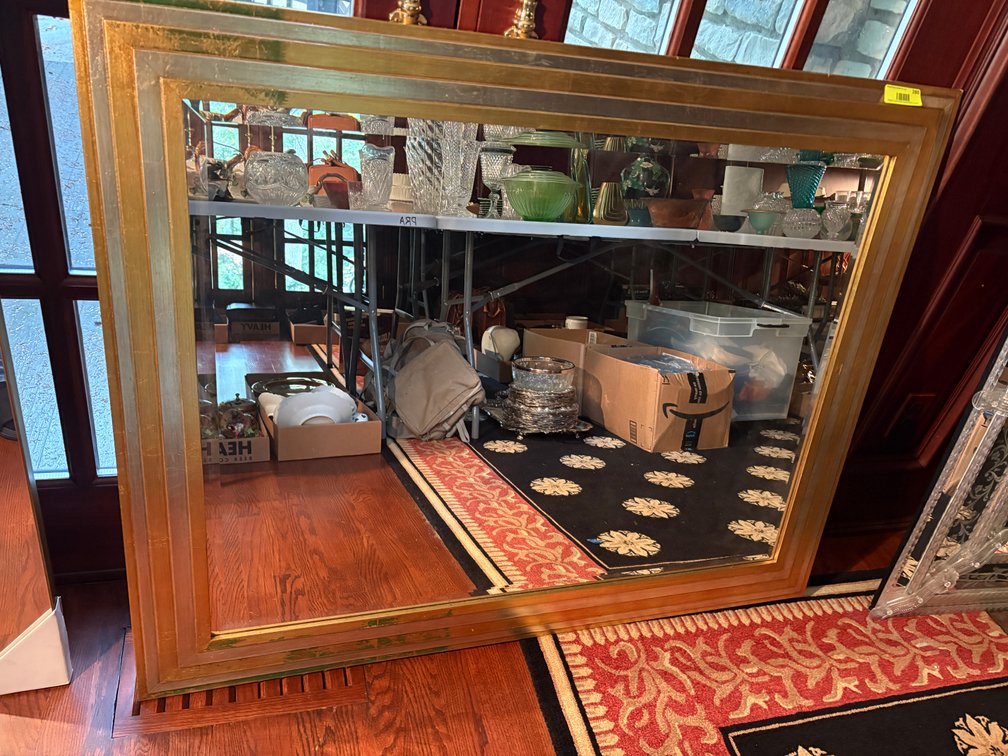 Zone 1-E- Large Rectangular Framed Mirror
