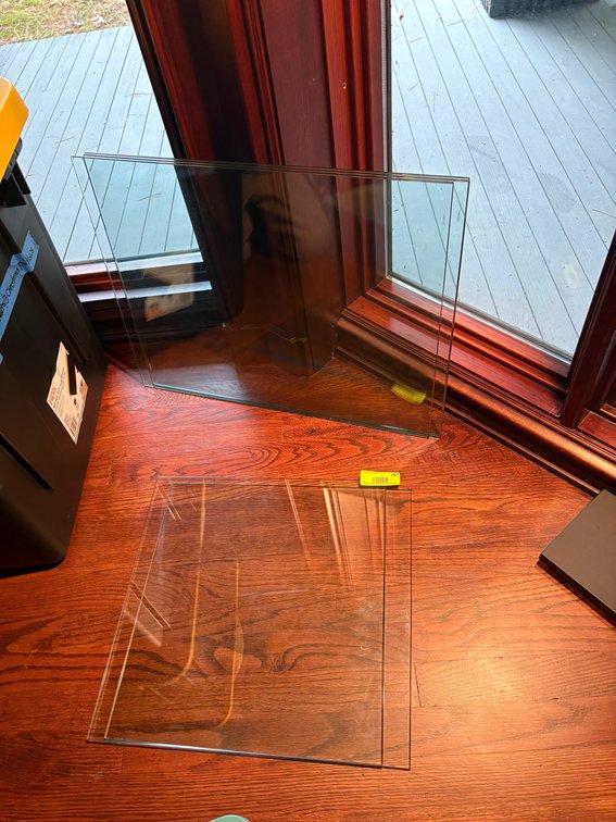 Zone 1-E- Clear Glass Shelves
