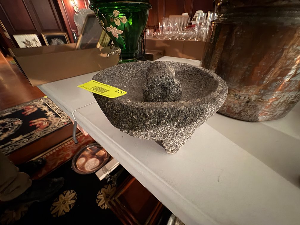 Zone 1-E- Stone Molcajete and Pestle