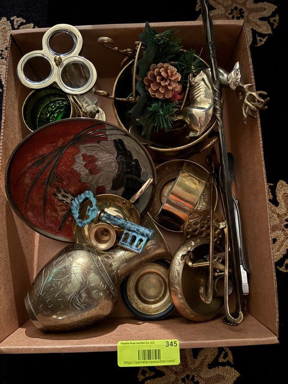 Zone 1-E- Brass and Metal Decorative Items