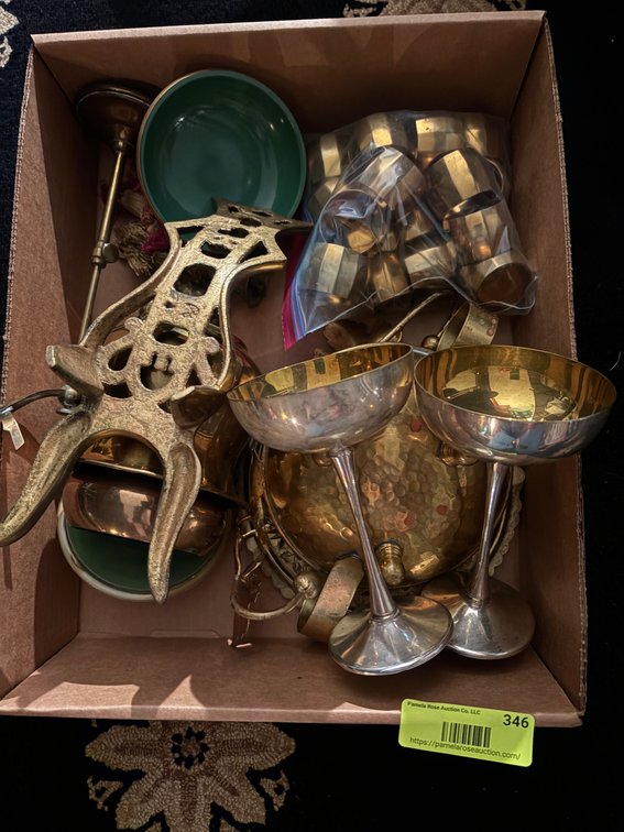 Zone 1-E- Brass and Metal Decorative Items