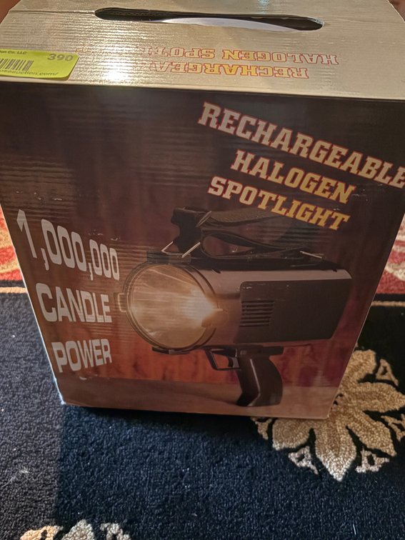 Zone 1-E- Rechargeable Halogen Spotlight
