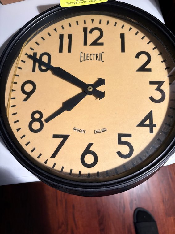 Zone 1-E- Newgate Electric Wall Clock