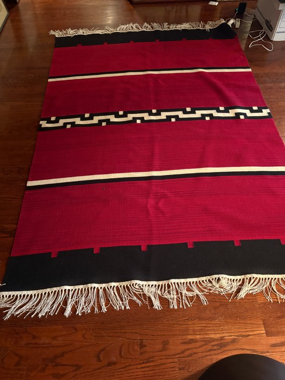 Zone 1-E- Weaving Southwest Meander Blanket
