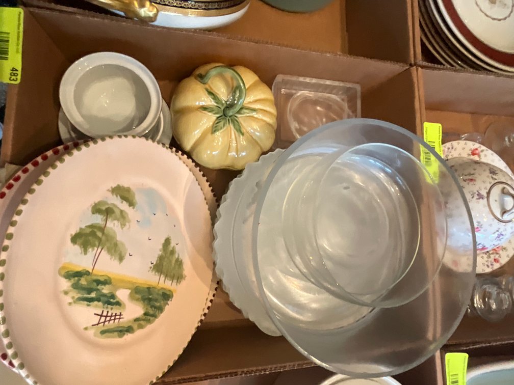 Zone 1-E- Ceramic and Glass Tableware