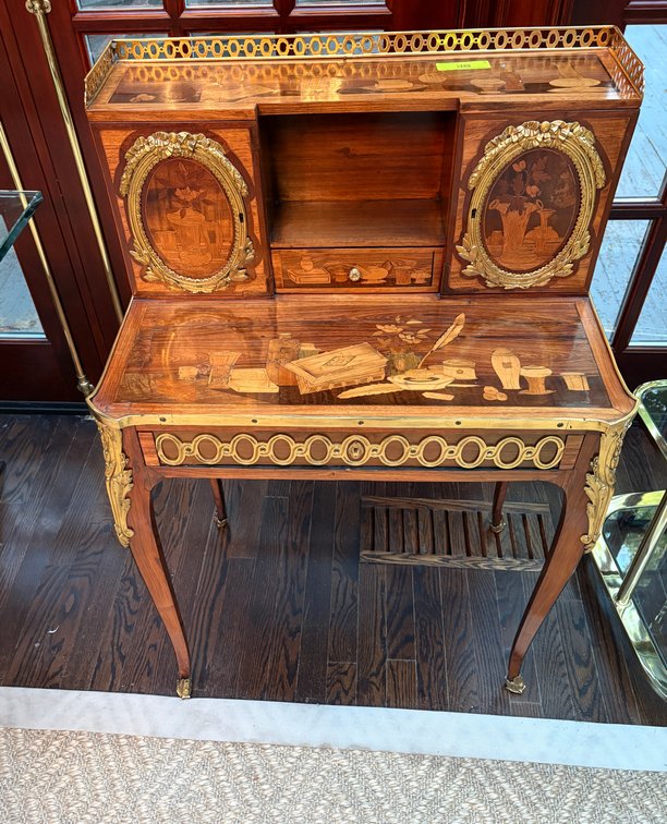 Zone 1-A- Marquetry Writing Desk