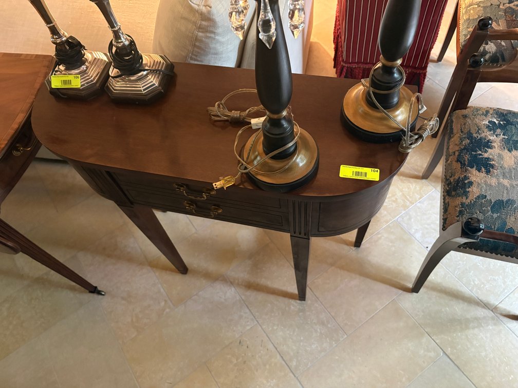 Zone 1-LR- Wood Console Table