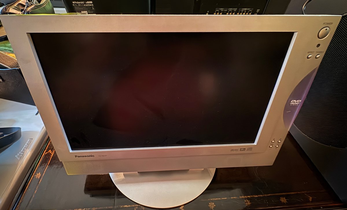 Zone 1-LR- Panasonic LCD TV with DVD Player