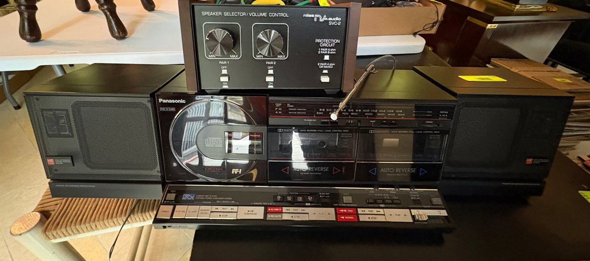 Zone 1-LR- Portable Stereo & Speaker Selector
