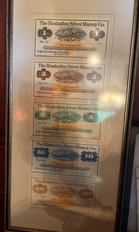 Zone 1-E- Manhattan Silver Mining Co. Scrip