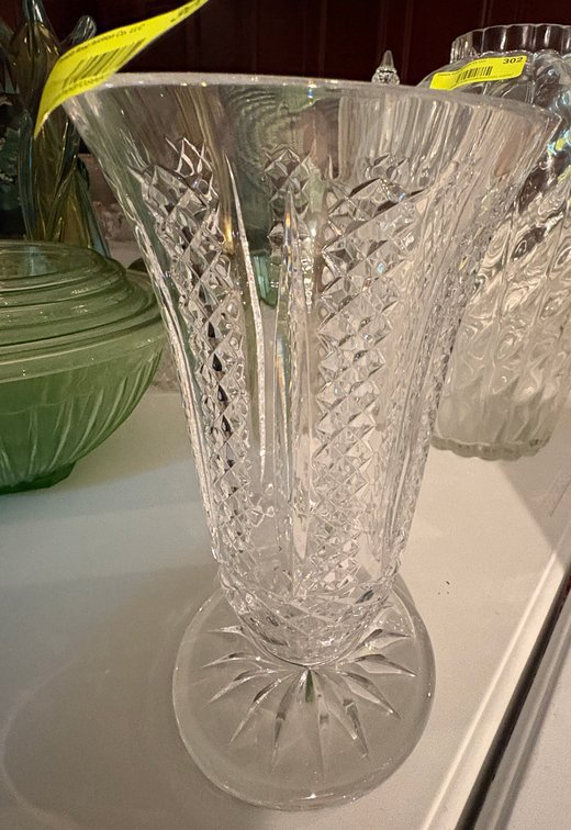 Zone 1-E- Waterford Cut Crystal Vase