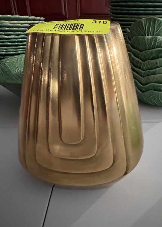 Zone 1-E- Brass Art Vase
