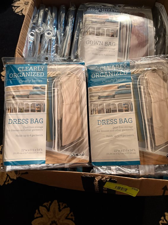 Zone 1-E- Organized Dress Bags