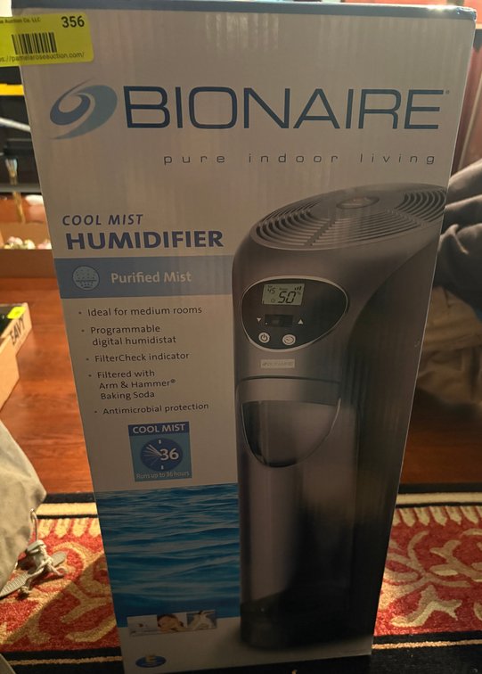 Zone 1-E- Bionaire Cool Mist Humidifier