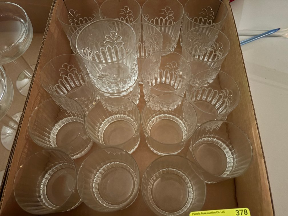 Zone 1-E- Clear Glass Lowball Tumblers