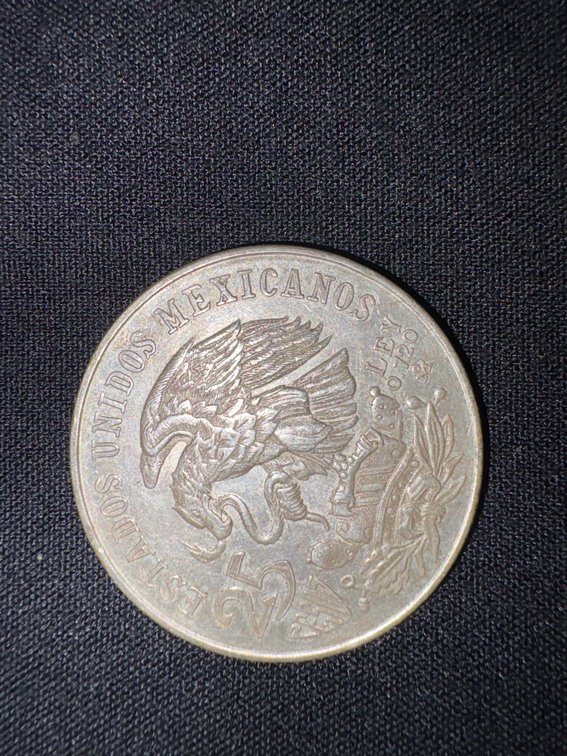 Zone 1-C- 1968 Mexico 25 Pesos Silver Coin