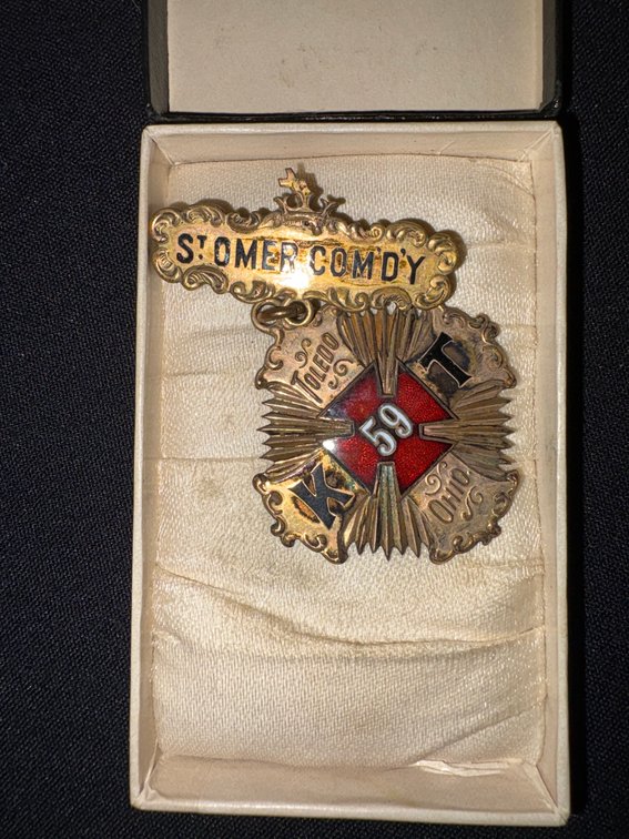 Zone 1-C- Stomer Comdy Toledo Ohio Medal