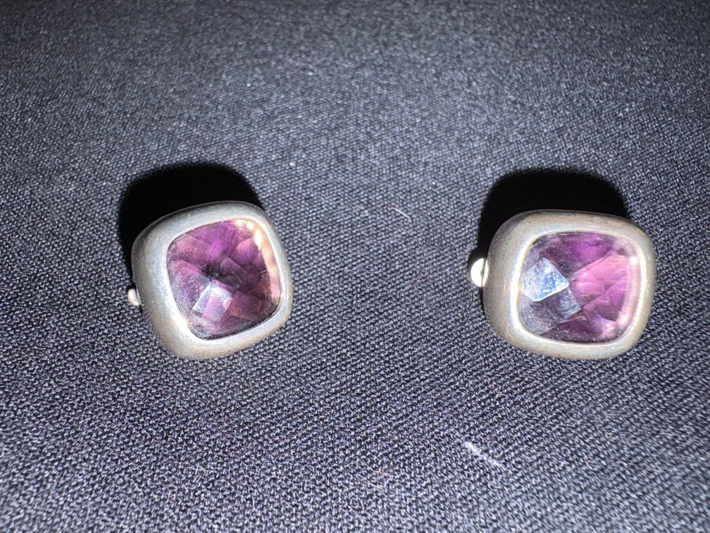 Zone 1-C- 925 Silver Clip-On Earrings