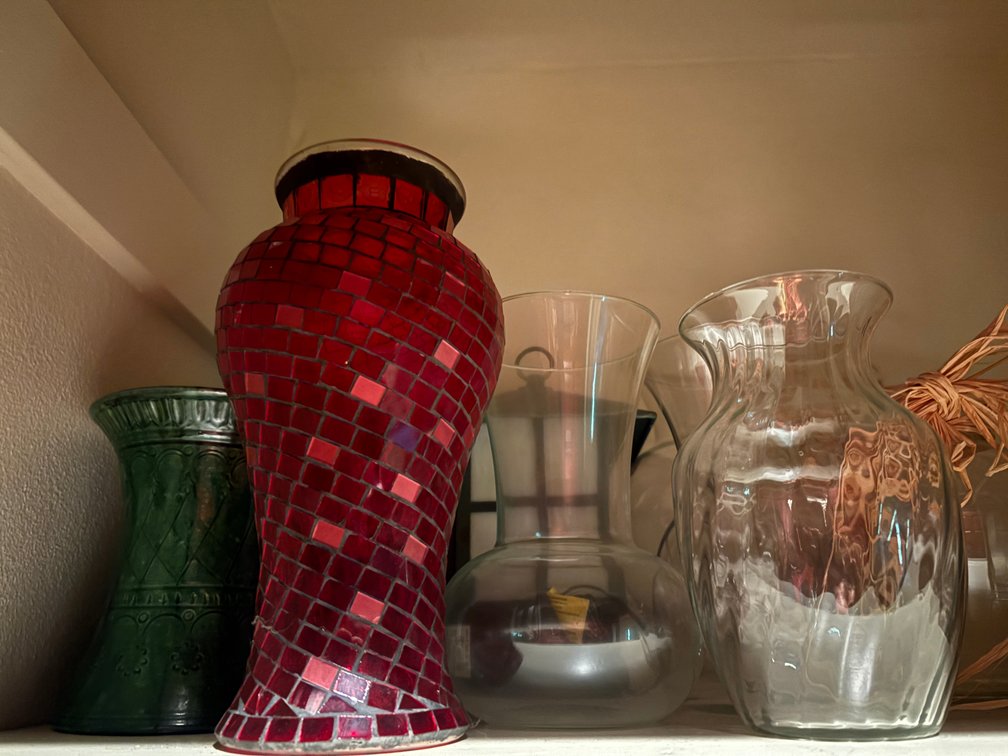 Zone 1-E- Decorative Glass Vases
