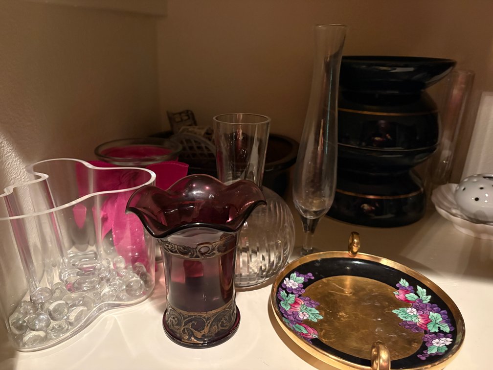 Zone 1-E- Decorative Glassware and Ceramics