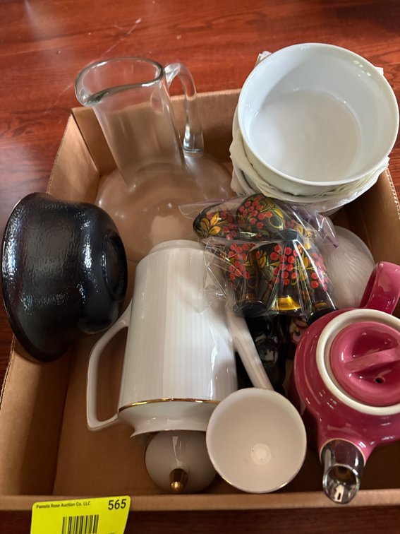 Zone 1-E- Ceramics and Glassware