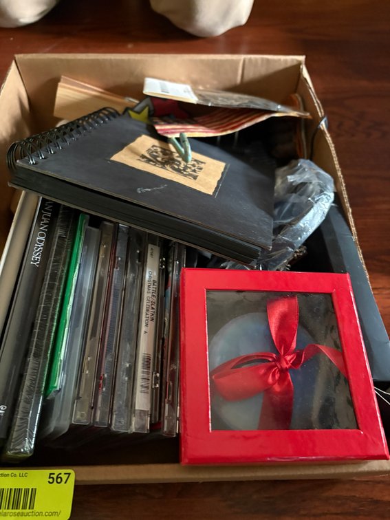 Zone 1-E- Cambro Tray, CDs, DVDs, and More