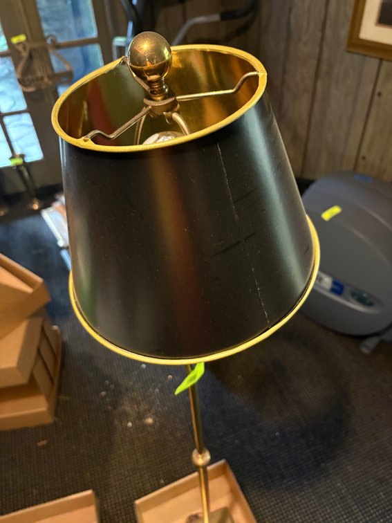 Zone 1-BE- Brass Floor Lamp