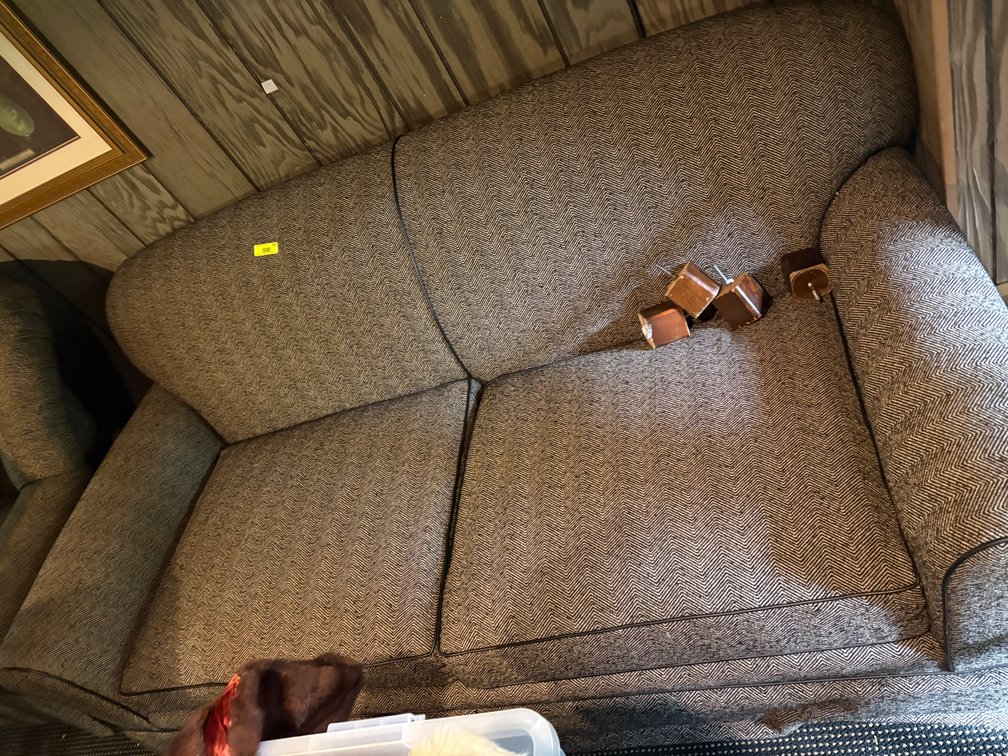 Zone 1-BE- Upholstered Couch & (2) Armchairs