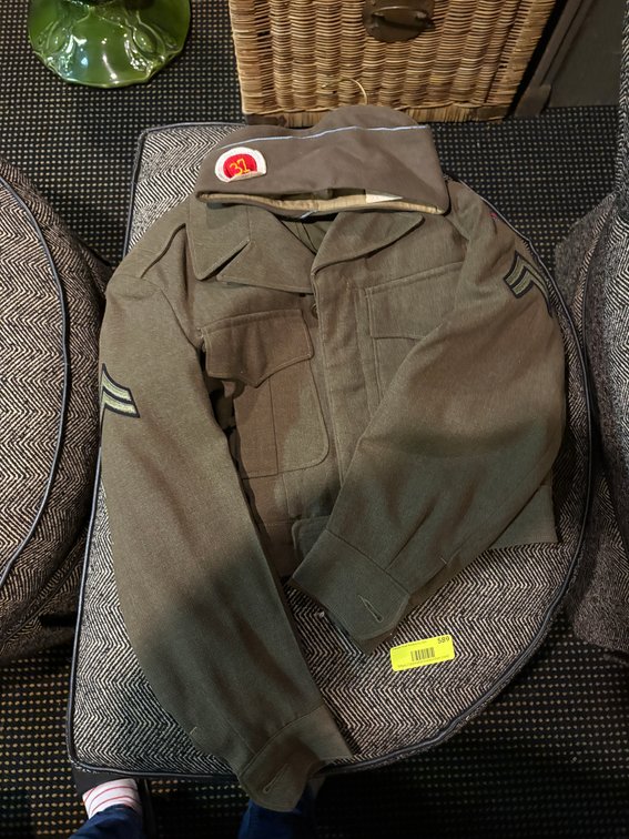 Zone 1-BE- Military Ike Jacket and Garrison Cap