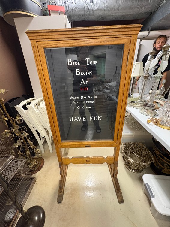 Zone 1-BB- Standing Oak Directory Letter Board