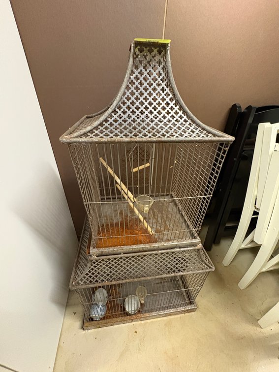 Zone 1-BB- Two-Tier Pagoda Metal Birdcage