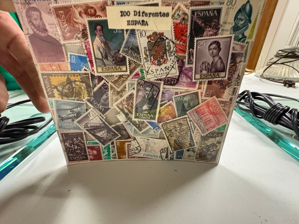 Zone 1-BB- Spanish Stamps Plaque