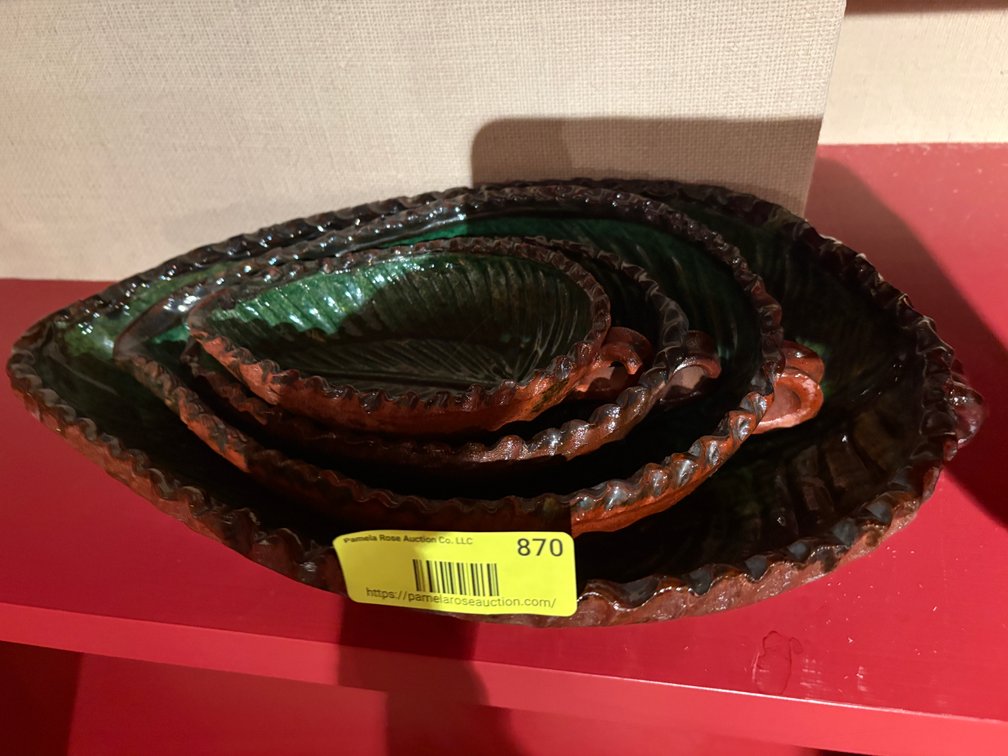 Zone 1-B- Ceramic Leaf Nesting Bowls