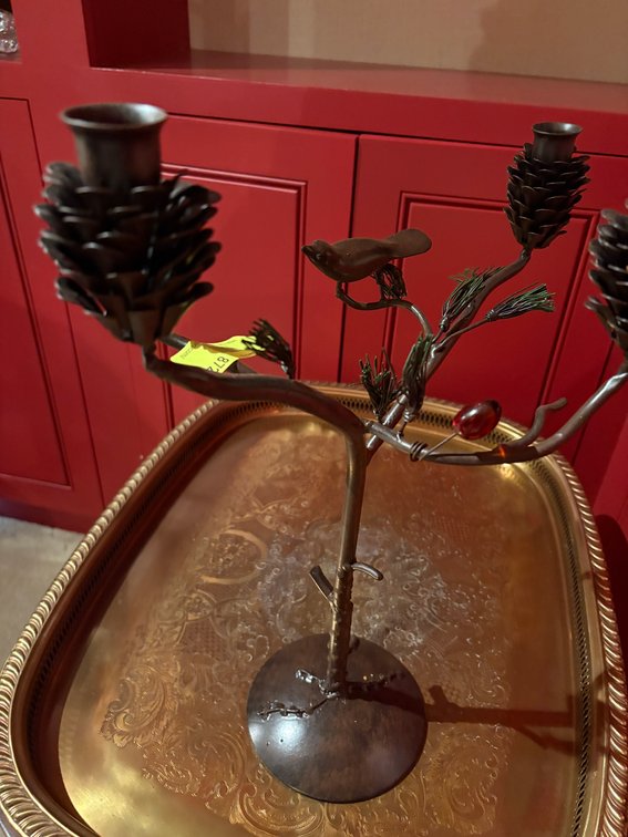 Zone 1-B- Metal Branch Candelabra