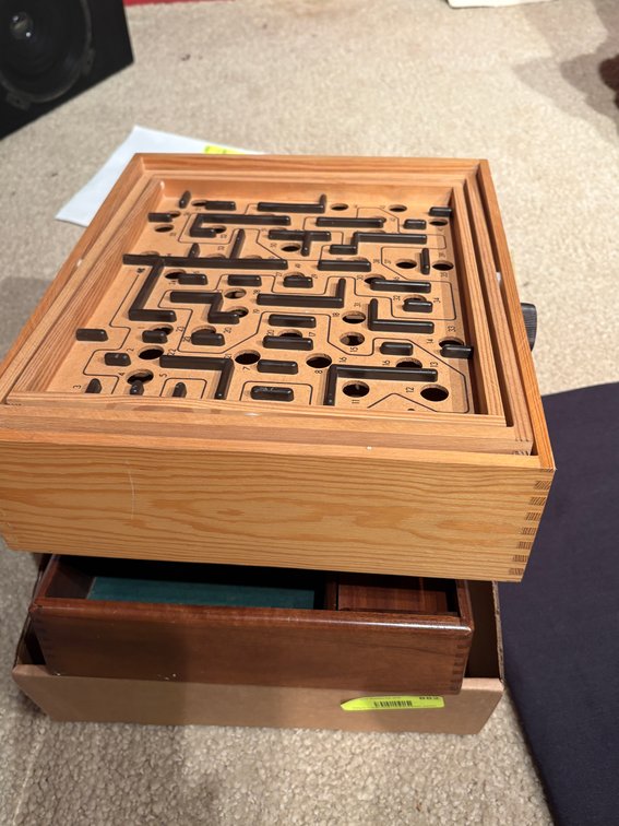 Zone 1-B- Wooden Game and Music Box