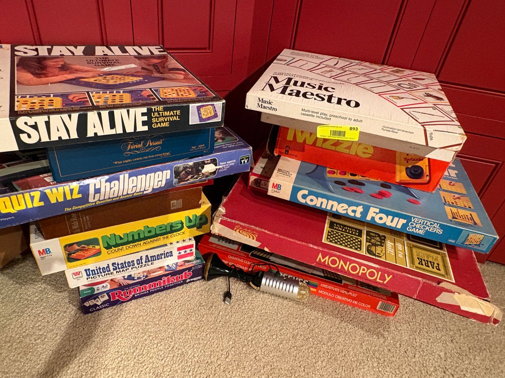 Zone 1-B- Board Games, Activities and Microphone