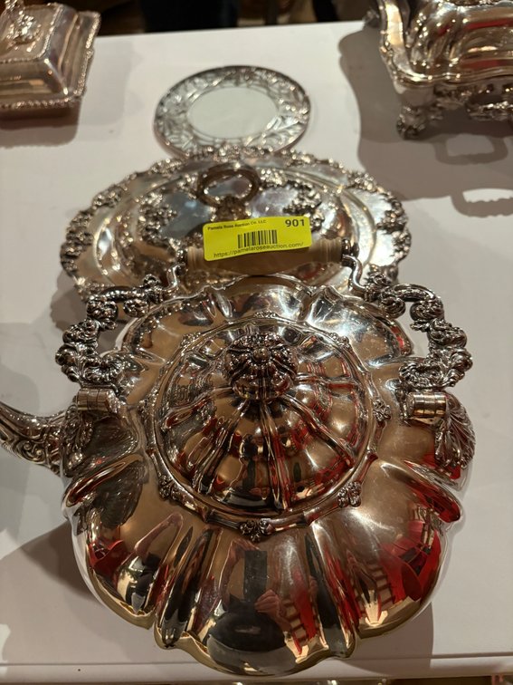 Zone 1-B- Silverplate Serving Pieces