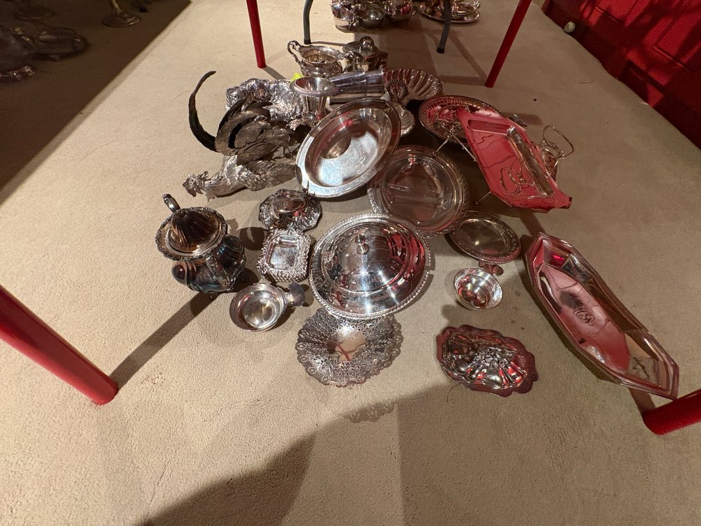 Zone 1-B- Silverplated Tableware & Hollowware