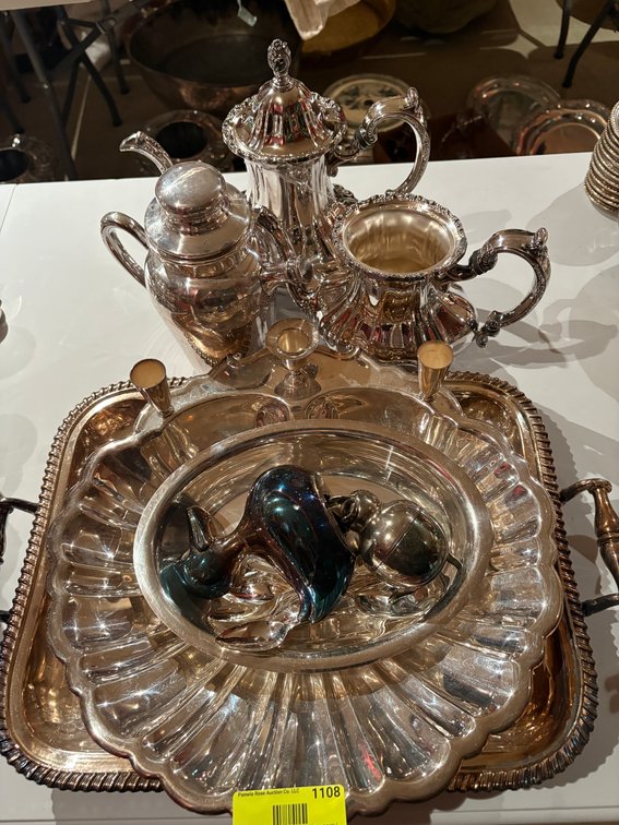 Zone 1-B- Silverplated Tableware and Hollowware