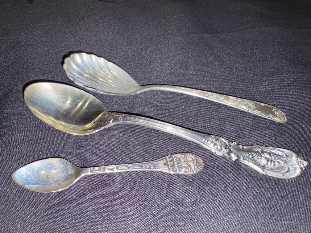 Zone 1-B- Sterling Silver Spoons